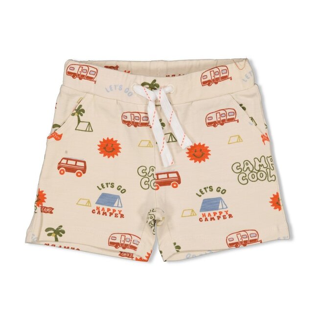 Feetje jongens Short AOP Offwhite  - Camp Cool