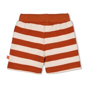 Feetje jongens Short streep Brique  - Camp Cool