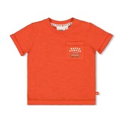 Feetje jongens T-shirt Oranje  - Camp Cool