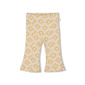 Feetje meisjes Flare broek AOP Offwhite  - Sunny Love