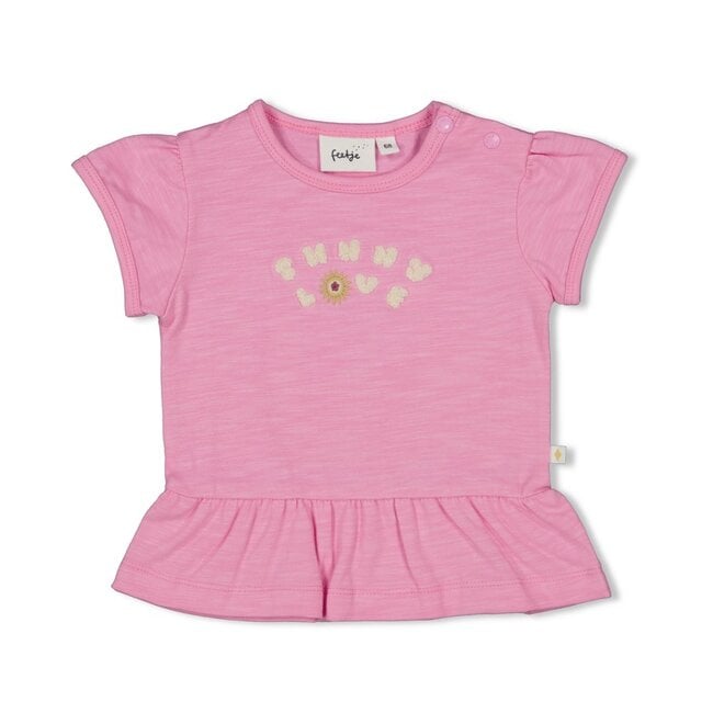 Feetje meisjes T-shirt Lila  - Sunny Love