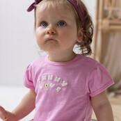 Feetje meisjes T-shirt Lila  - Sunny Love