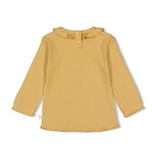 Feetje meisjes Longsleeve rib Okergeel  - Sunny Love