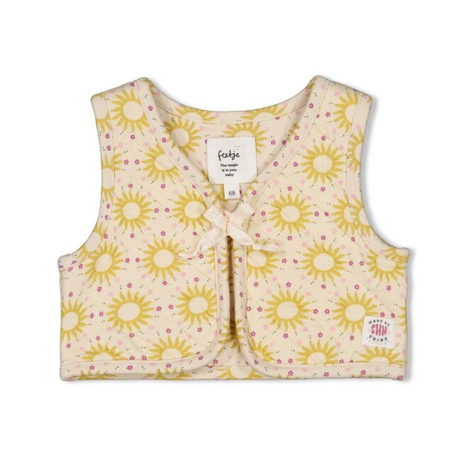 Feetje meisjes Gilet AOP Offwhite  - Sunny Love