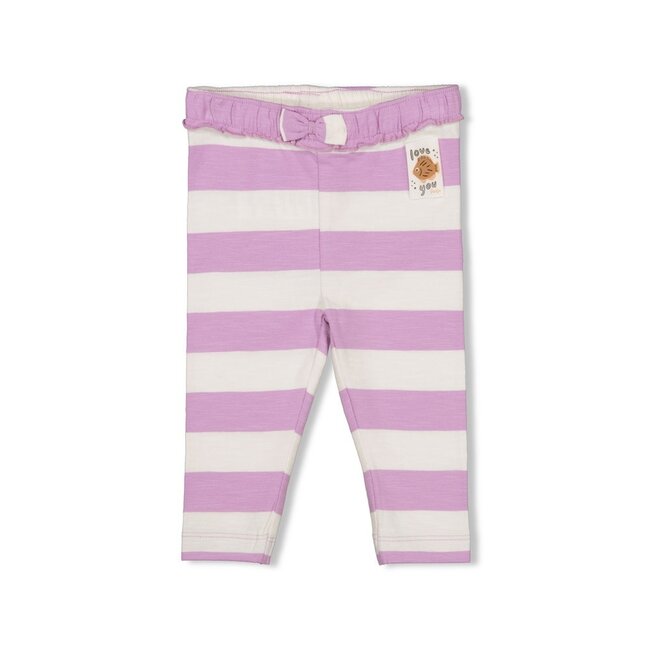 Feetje meisjes Legging streep Violet  - Splash