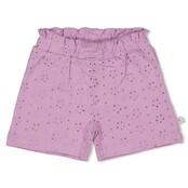 Feetje meisjes Short broderie Violet  - Splash