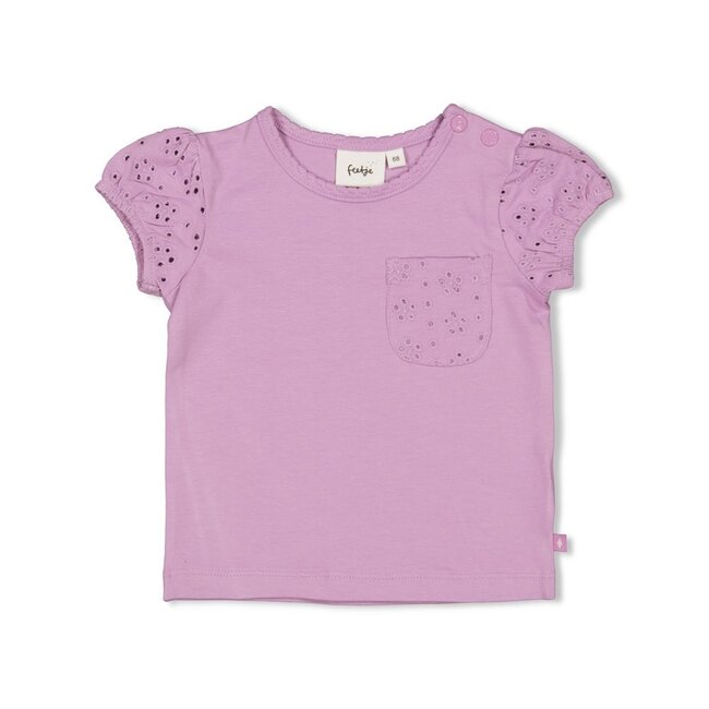 Feetje meisjes T-shirt Violet  - Splash