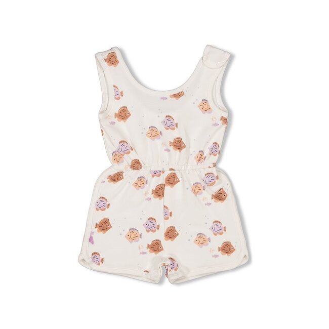 Feetje meisjes Playsuit AOP Offwhite  - Splash