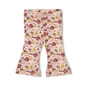 Feetje meisjes Flare broek AOP Roze  - Wild Flowers