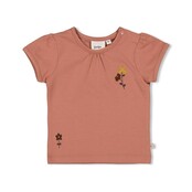 Feetje meisjes T-shirt Berry  - Wild Flowers