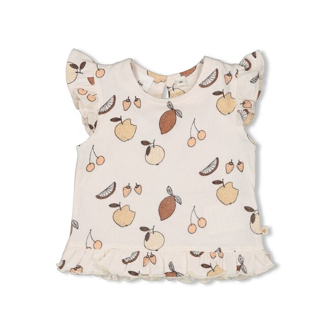 Feetje meisjes T-shirt AOP Offwhite  - Cutie Fruity