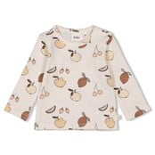 Feetje meisjes Longsleeve AOP Offwhite  - Cutie Fruity