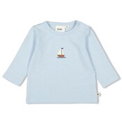 Feetje jongens Longsleeve Blauw  - Let's Sail