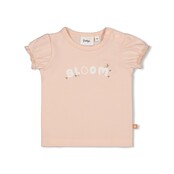 Feetje meisjes T-shirt Roze  - Bloom With Love