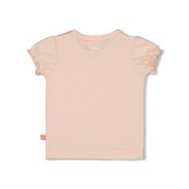 Feetje meisjes T-shirt Roze  - Bloom With Love