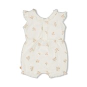 Feetje meisjes Playsuit AOP Offwhite  - Bloom With Love