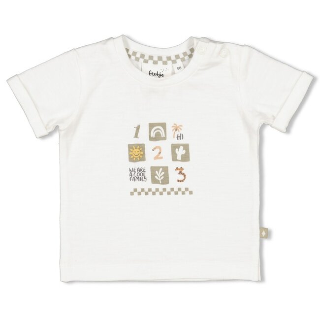 Feetje jongens T-shirt Offwhite  - Cool Family