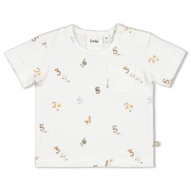 Feetje jongens T-shirt AOP Offwhite  - Cool Family