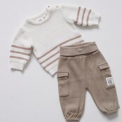 Feetje jongens Sweater gebreid Offwhite  - Cool Family