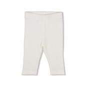 Feetje meisjes Legging rib met borduursels Offwhite  - Strawberry Fields