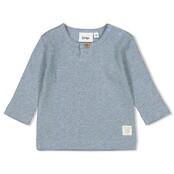 Feetje jongens Longsleeve Indigo melange  - A-Roarable