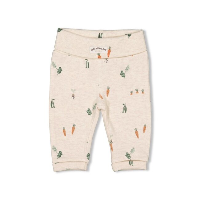 Feetje unisex Broek AOP Offwhite melange  - Eat Your Veggies