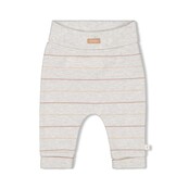 Feetje unisex Broek streep Grijs melange  - Welcome Wild One