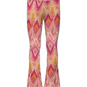 ONLY meisjes broek PAIGE FLARED AOP Raspberry Rose 418 Diamond Ikat Flared Fit