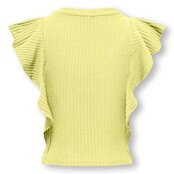 ONLY meisjes T-shirt NELLA Yellow Pear Stretch Fit