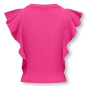 ONLY meisjes T-shirt NELLA Raspberry Rose Stretch Fit