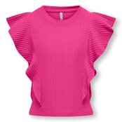ONLY meisjes T-shirt NELLA Raspberry Rose Stretch Fit