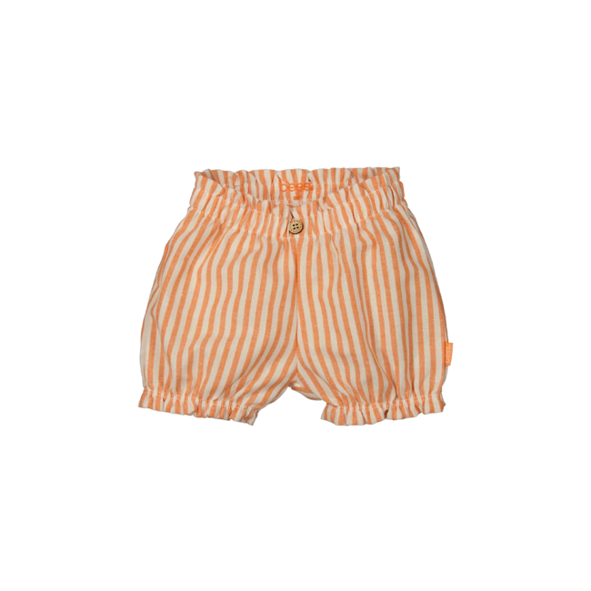BESS meisjes korte broek Striped Orange Paradise