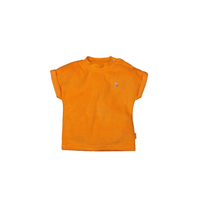 BESS meisjes T-shirt Towelling Orange Paradise