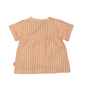 BESS meisjes blouse Striped Orange Paradise