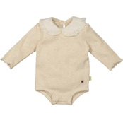 BESS meisjes romper Collar Rib Sand