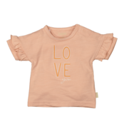 BESS meisjes T-shirt LOVE Dusty Rose