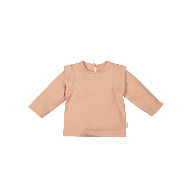 BESS meisjes longsleeve Slub I Love You Dusty Rose