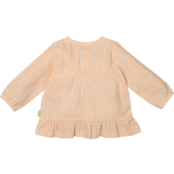 BESS meisjes blouse Striped Off White