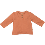 BESS jongens longsleeve Slub Buttons Burnt Sienna