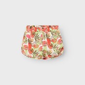 Name It kids meisjes korte broek VINAYA Bright White Tropical Regular Fit