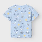 Name It mini jongens T-shirt VALTHER Chambray Blue Shark Loose Fit