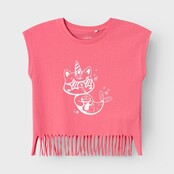 Name It mini meisjes T-shirt VALONE Camellia Rose Unicorn Cat Regular Fit