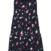 Name It mini meisjes jurk VIGGA Dark Sapphire Icecream Regular Fit