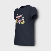 Name It kids meisjes T-shirt VIBEKE Dark Sapphire Lemons Regular Fit