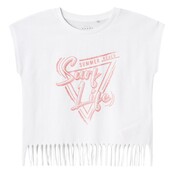 Name It kids meisjes T-shirt VALONE Bright White Surf Life Regular Fit