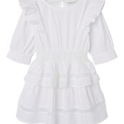 Name It mini meisjes jurk FATIDIA Bright White Regular Fit