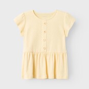 Name It mini meisjes T-shirt DARLEEN Double Cream Regular Fit