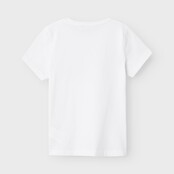 Name It kids meisjes T-shirt VEEN Bright White Keep Going Regular Fit