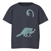 Name It mini jongens T-shirt VILIAN India Ink Dinosaur Box Fit