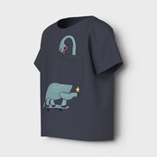 Name It mini jongens T-shirt VILIAN India Ink Dinosaur Box Fit